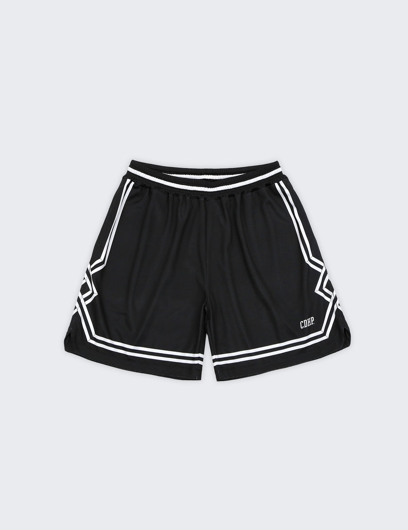CROSSOVER SHORTS (BLACK) - CandyHoop