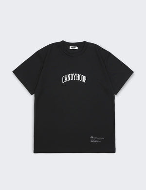 ARCH LOGO AND MESSAGE DRY TEE (BLACK) - CandyHoop