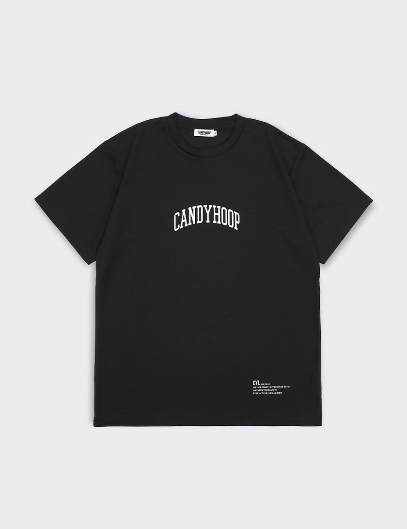 ARCH LOGO AND MESSAGE DRY TEE (BLACK) - CandyHoop