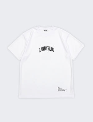 ARCH LOGO AND MESSAGE DRY TEE (WHITE) - CandyHoop