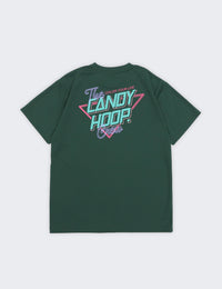 NEON SIGN LOGO DRY TEE 2 (GREEN×GREEN) - CandyHoop