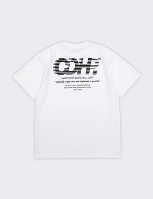 BRISK LOGO DRY TEE (WHITE×BLACK) - CandyHoop