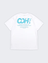 BRISK LOGO DRY TEE (WHITE×BLUE) - CandyHoop