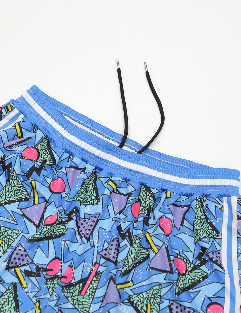 MEMPHIS POP SHORTS (BLUE) - CandyHoop