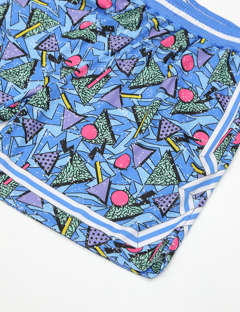 MEMPHIS POP SHORTS (BLUE) - CandyHoop