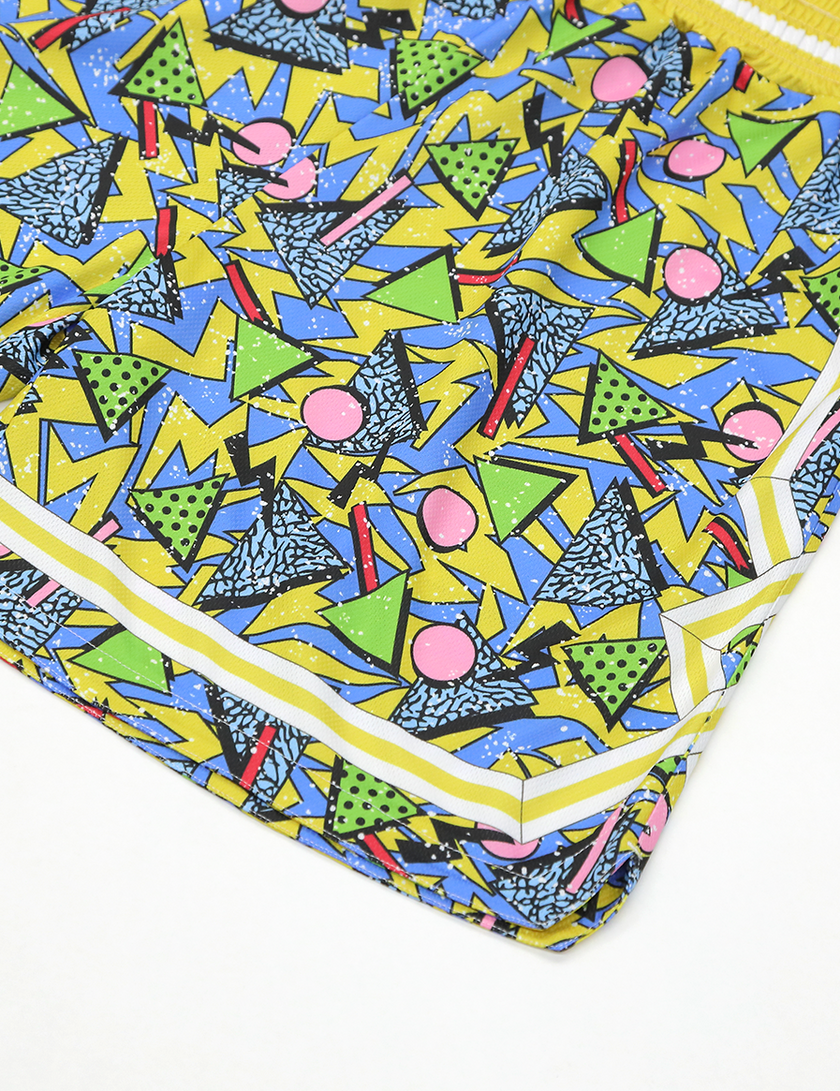 MEMPHIS POP SHORTS (YELLOW) - CandyHoop