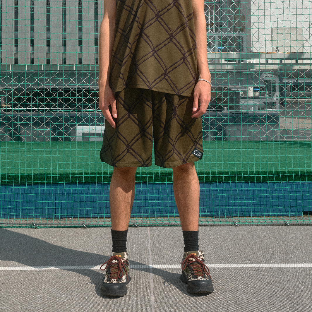 CAGE SHORTS (OLIVE) - CandyHoop