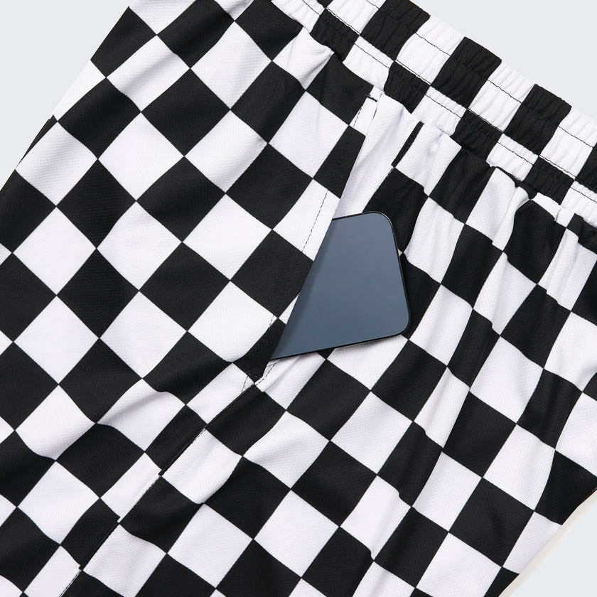 CHECKER FLAG SHORTS