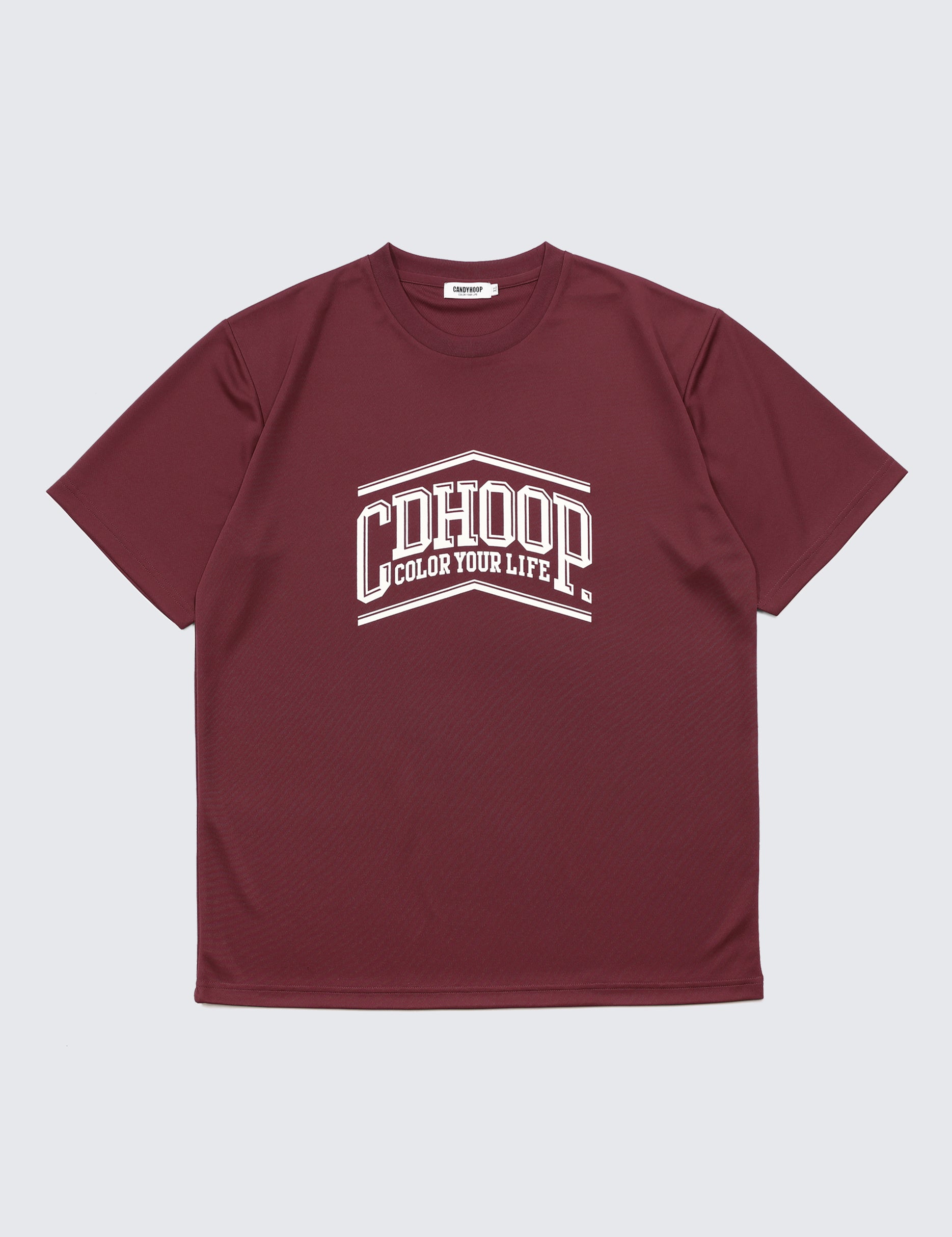 ARCH LOGO DRY TEE (BURGUNDY)
