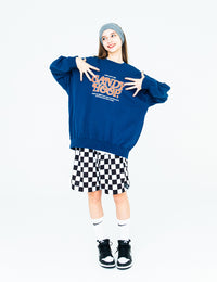OLD ANTIQUE LOGO SWEAT (BLUE) - CandyHoop