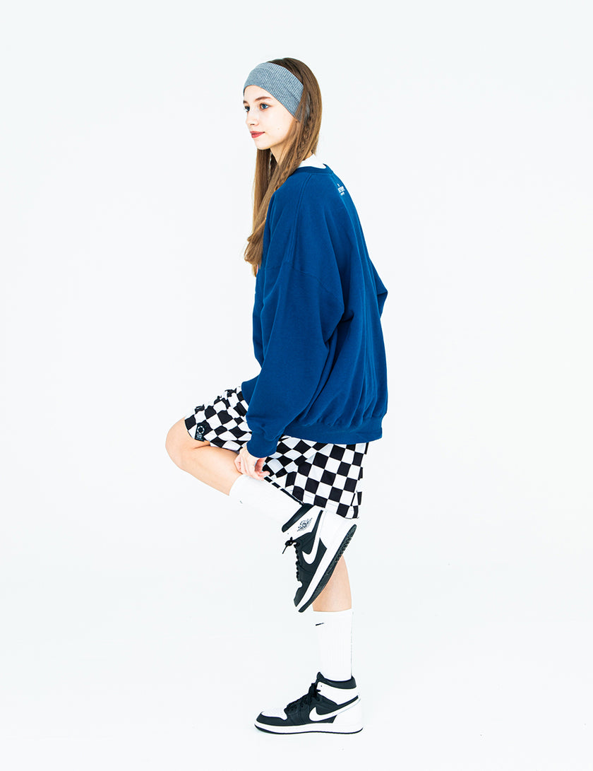 OLD ANTIQUE LOGO SWEAT (BLUE) - CandyHoop