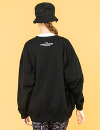 OLD ANTIQUE LOGO SWEAT (BLACK) - CandyHoop