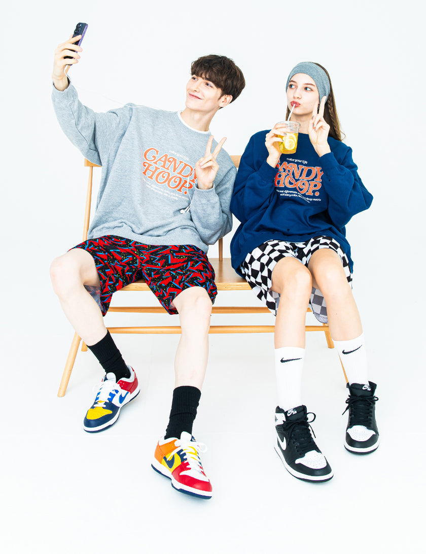 OLD ANTIQUE LOGO SWEAT (GRAY) - CandyHoop