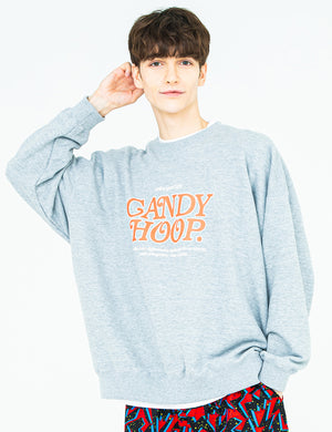 OLD ANTIQUE LOGO SWEAT (GRAY) - CandyHoop