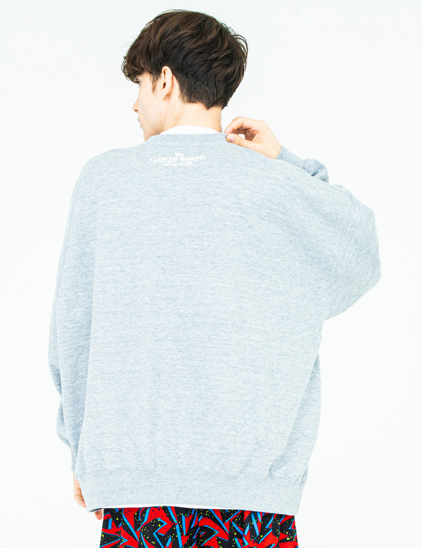OLD ANTIQUE LOGO SWEAT (GRAY) - CandyHoop