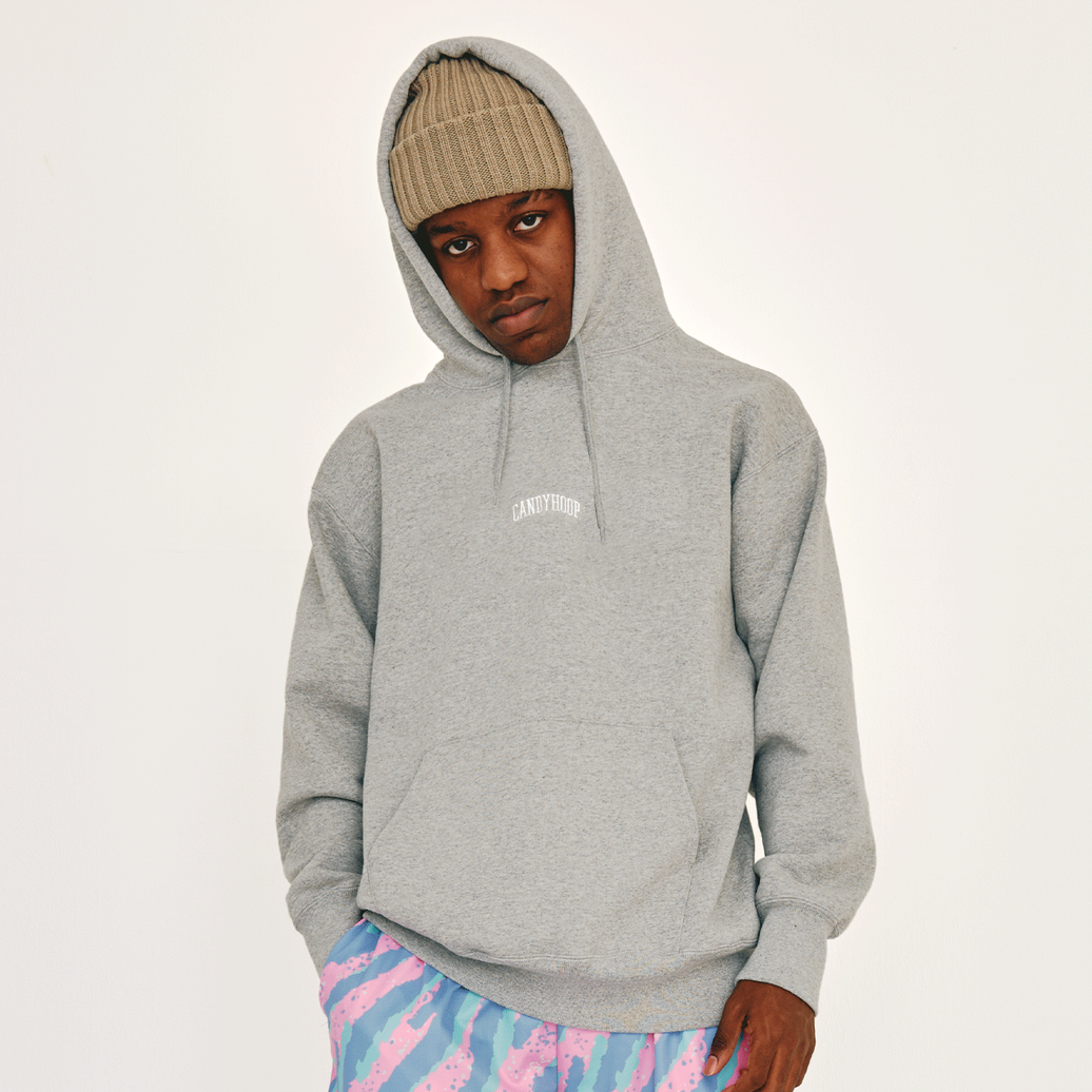 ARCH LOGO HOODIE (GRAY)