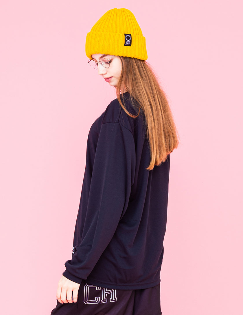 ARCH LOGO DRY LS TEE (BLACK)