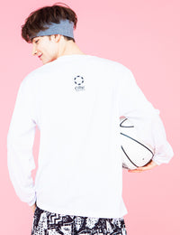 ARCH LOGO DRY LS TEE (WHITE)