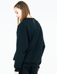 BASIC LOGO SWEAT (BLACK) - CandyHoop