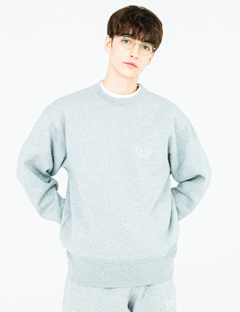 BASIC LOGO SWEAT (GRAY) - CandyHoop
