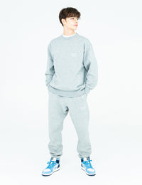 BASIC LOGO SWEAT PANTS (GRAY) - CandyHoop