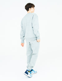 BASIC LOGO SWEAT PANTS (GRAY) - CandyHoop