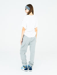 BASIC LOGO SWEAT PANTS (GRAY) - CandyHoop