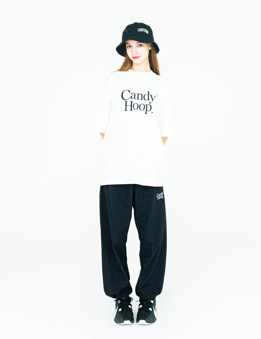 BASIC LOGO COTTON TEE (WHITE) - CandyHoop