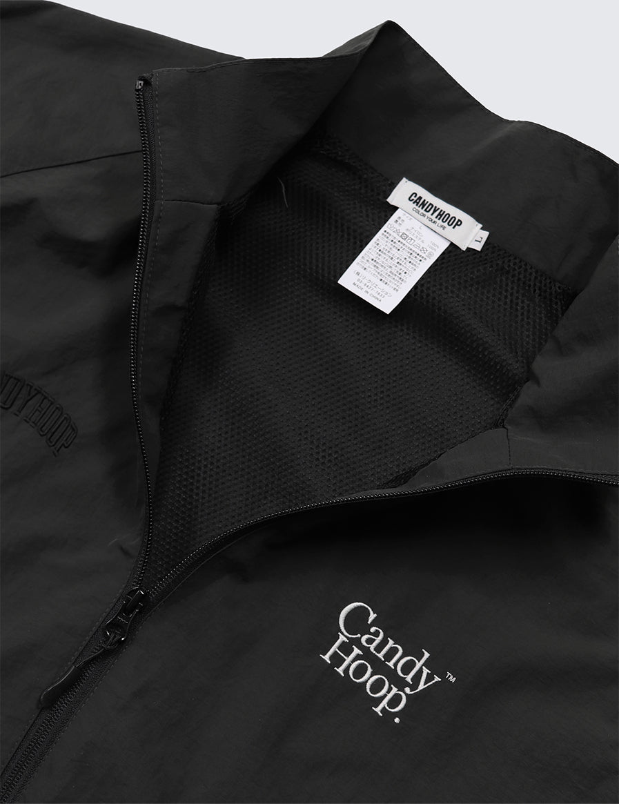 TWIN LOGO NYLON JACKET (BLACK)