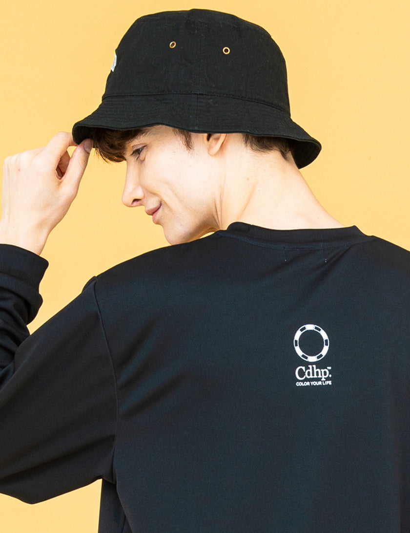 ARCH LOGO BUCKET HAT (BLACK)