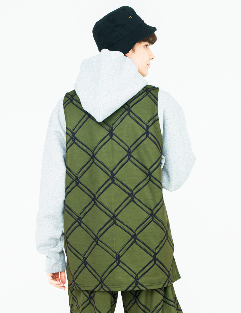CAGE TANK TOP (OLIVE) - CandyHoop