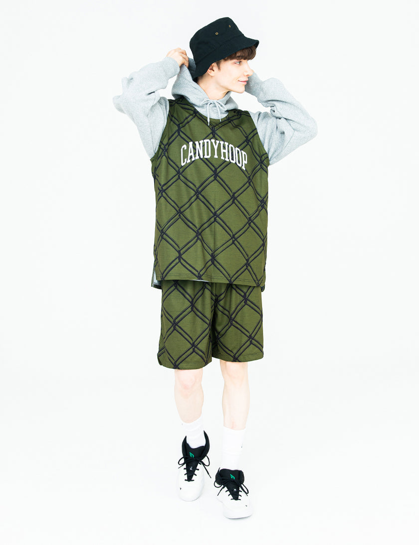 CAGE TANK TOP (OLIVE) - CandyHoop