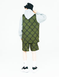CAGE TANK TOP (OLIVE) - CandyHoop