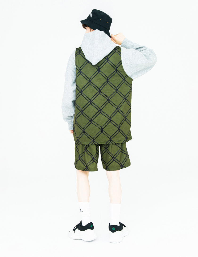 CAGE TANK TOP (OLIVE) - CandyHoop