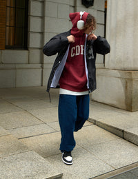 CDHP HOODIE (BURGUNDY) - CandyHoop