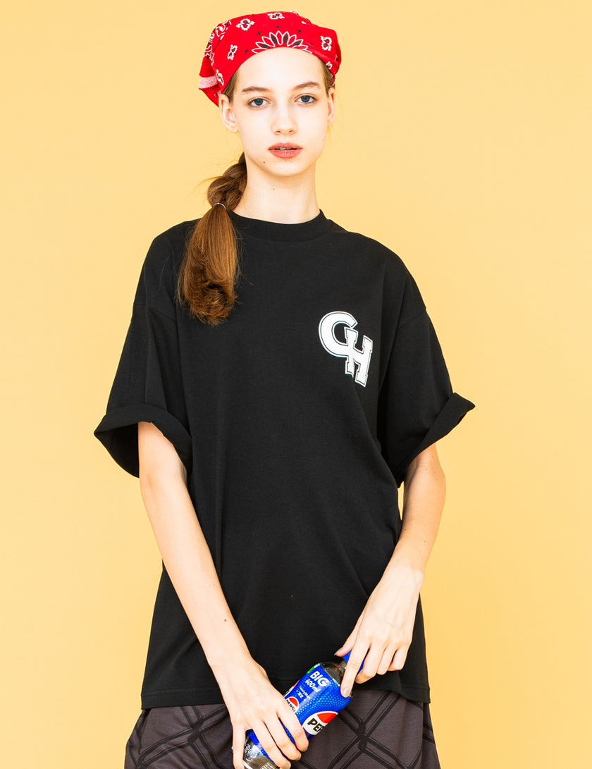 CH COTTON TEE (BLACK)