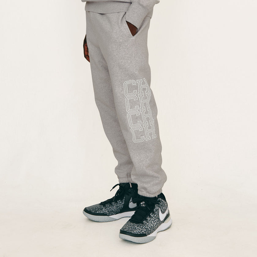 MONOGRAM SWEAT PANTS (GRAY)