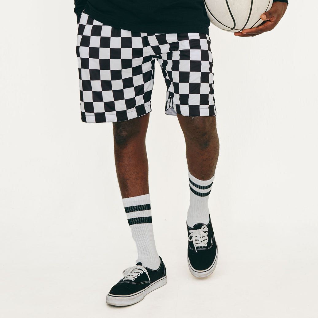 CHECKER FLAG SHORTS