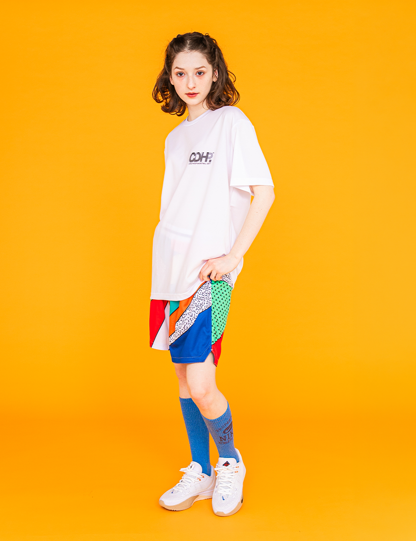 BRISK LOGO DRY TEE (WHITE×BLACK) - CandyHoop