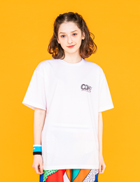BRISK LOGO DRY TEE (WHITE×BLACK) - CandyHoop