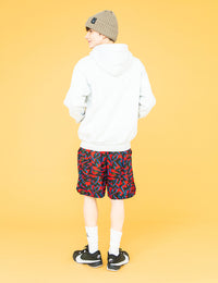 EMBROIDERY LOGO ZIP HOODIE (GRAY) - CandyHoop