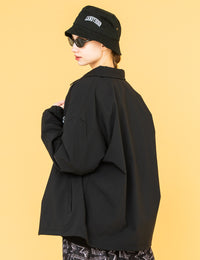EMBROIDERY LOGO COACH JKT (BLACK) - CandyHoop