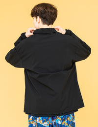 EMBROIDERY LOGO COACH JKT (BLACK) - CandyHoop