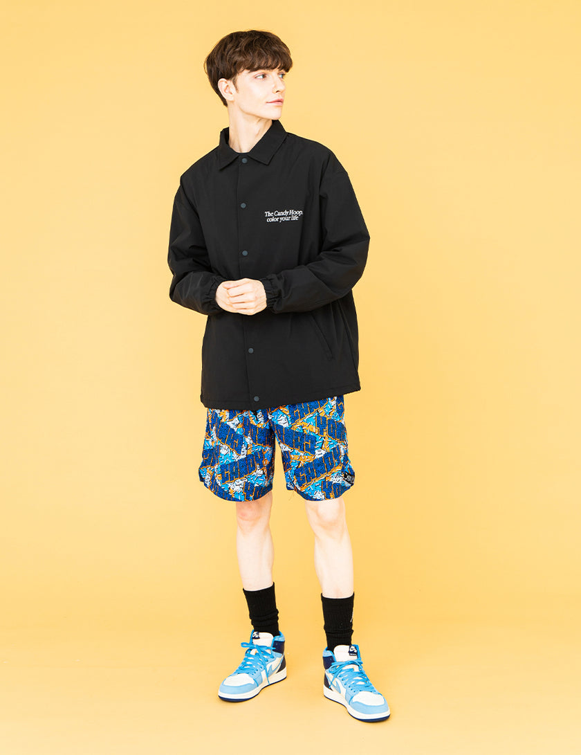 EMBROIDERY LOGO COACH JKT (BLACK) - CandyHoop