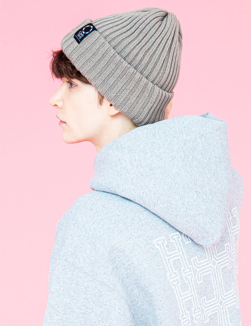 CANDY HOOP × CA4LA KNIT CAP (CHARCOAL) - CandyHoop
