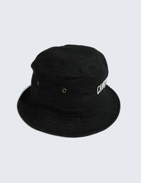 ARCH LOGO BUCKET HAT (BLACK)