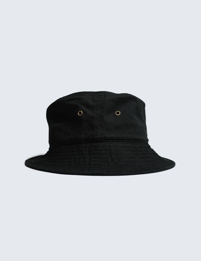ARCH LOGO BUCKET HAT (BLACK)