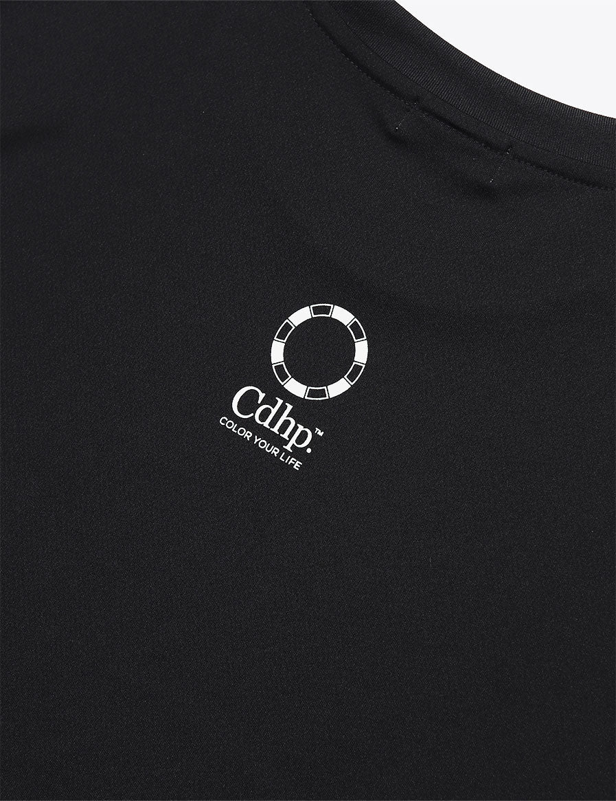 シャイニーDDロゴコンパクトTシャツ　BLK RIDEZ LOGO CoolCore オリジナル Tシャツ RD7025