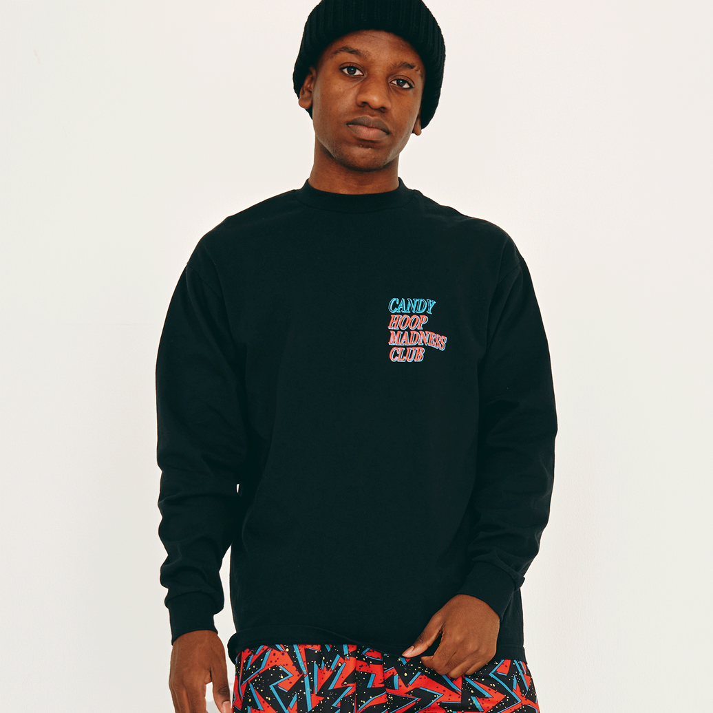 MADNESS LONG SLEEVE TEE (BLACK)