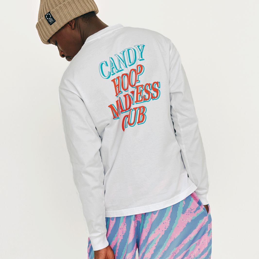 MADNESS LONG SLEEVE TEE (WHITE)